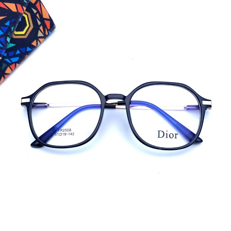 Kacamata Wanita kotak Besar Ringan Antiradiasi Photocromic