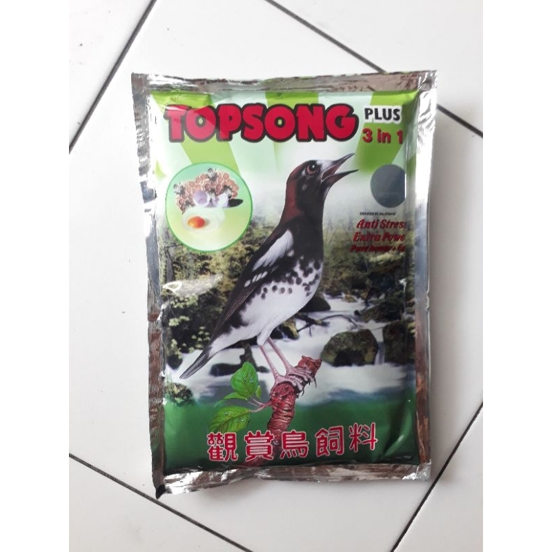 Voer TOPSONG Coklat Pakan Burung Murai Batu Kacer