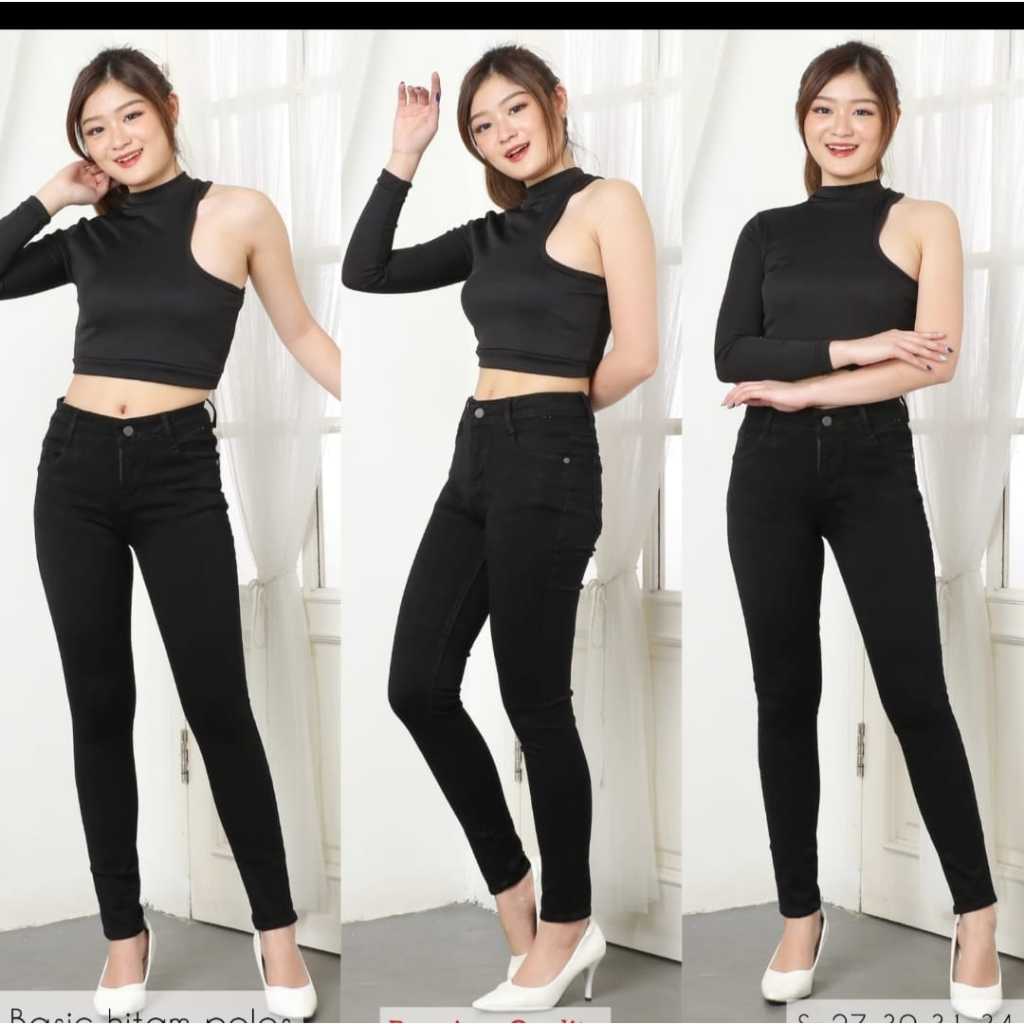 EVODOM/Dominant Jeans Panjang Cewek/Celana Jeans Panjang wanita size 27-34