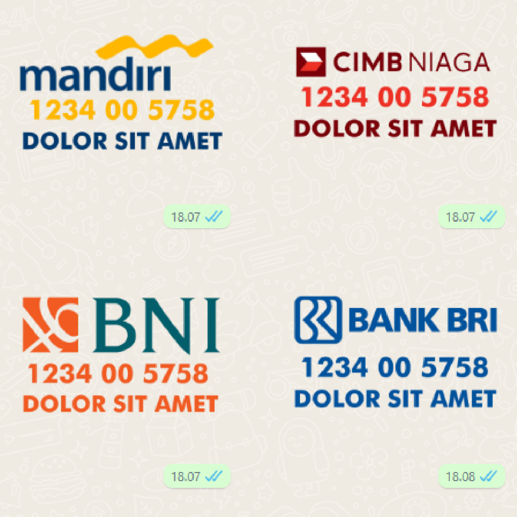 JASA PEMBUATAN STIKER WHATSAPP BANK