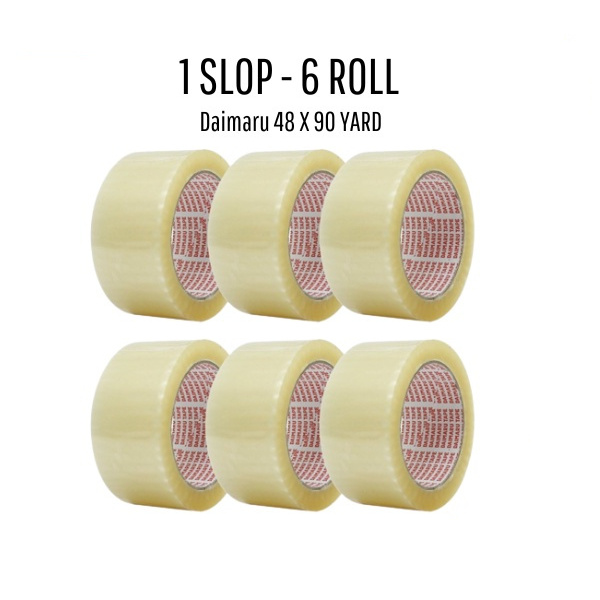 

Daimaru Opp 48mm x 90 Y Transparant ( 6 Roll - 6 Pcs )