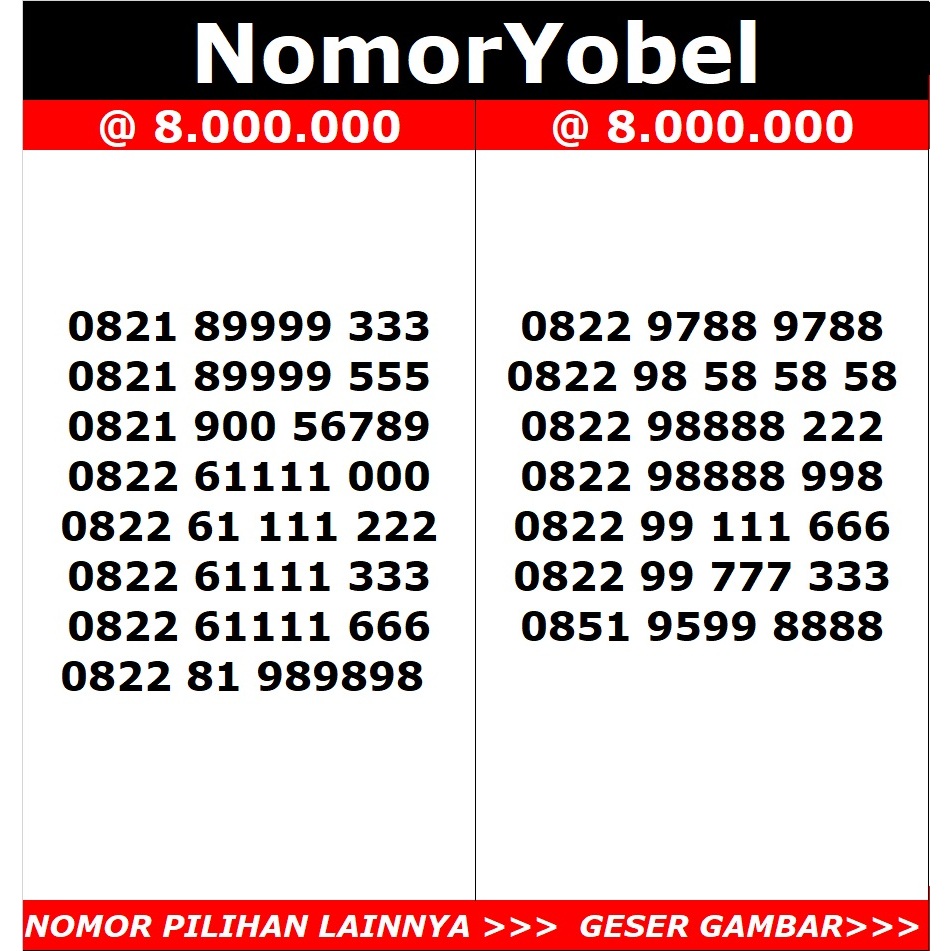 nomor cantik telkomsel simpati 4G 8000k-03