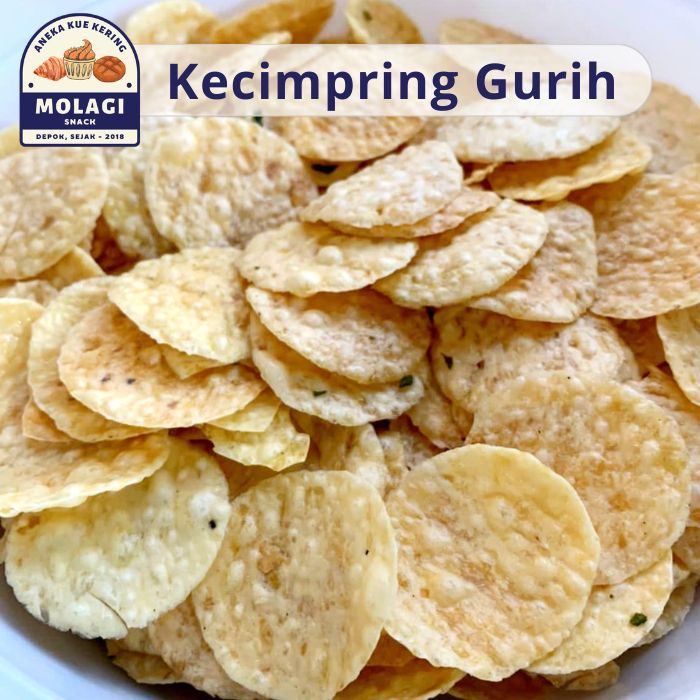 

KECIMPRING ORIGINAL 250 Gram / Keripik Kripik Singkong / Opak - Molagi Snack