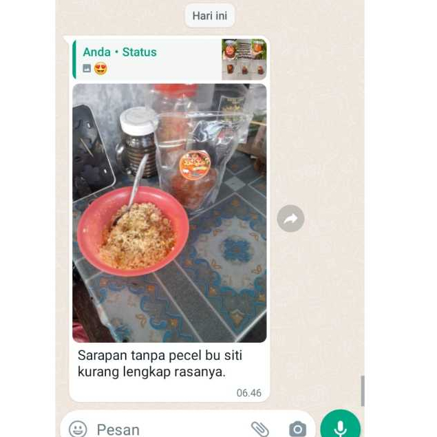 

Korzaln Sambel Pecel Bu Siti Khas Kediri Bumbu Pecel Kediri Pedas, Tidak Pedas Dan Sedang - Netto