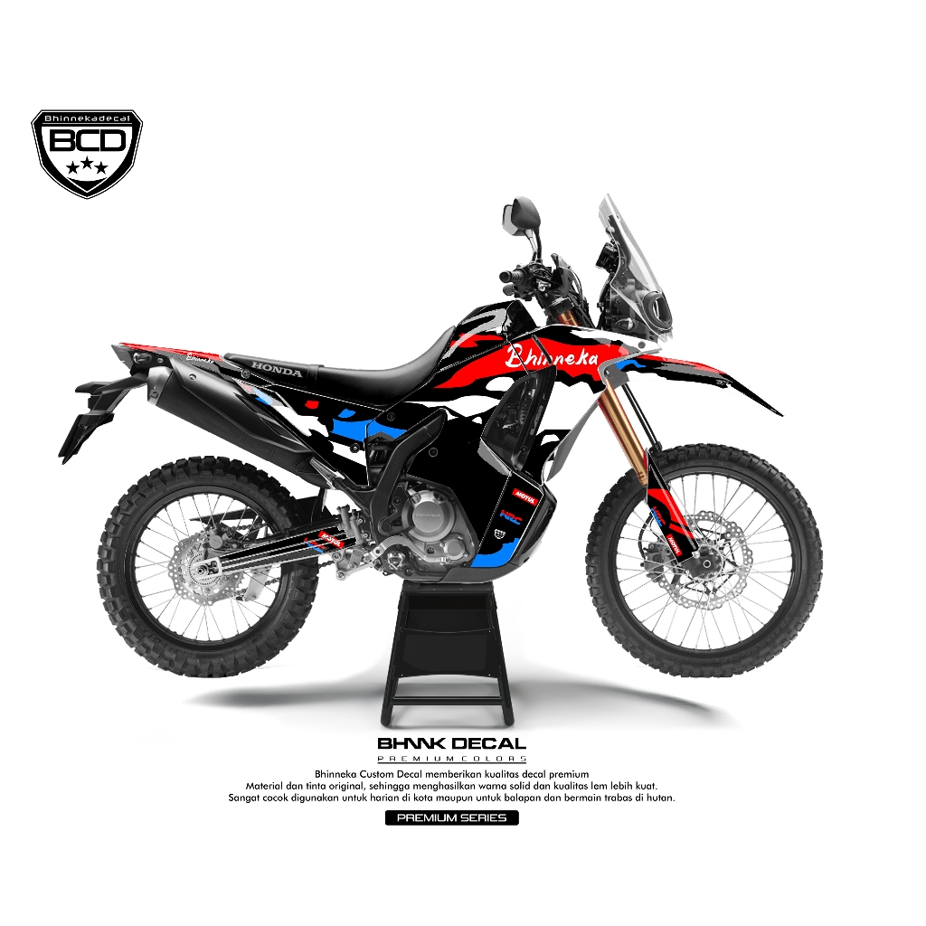 DECAL STICKER HONDA CRF RALLY 2021 HRC EDITION
