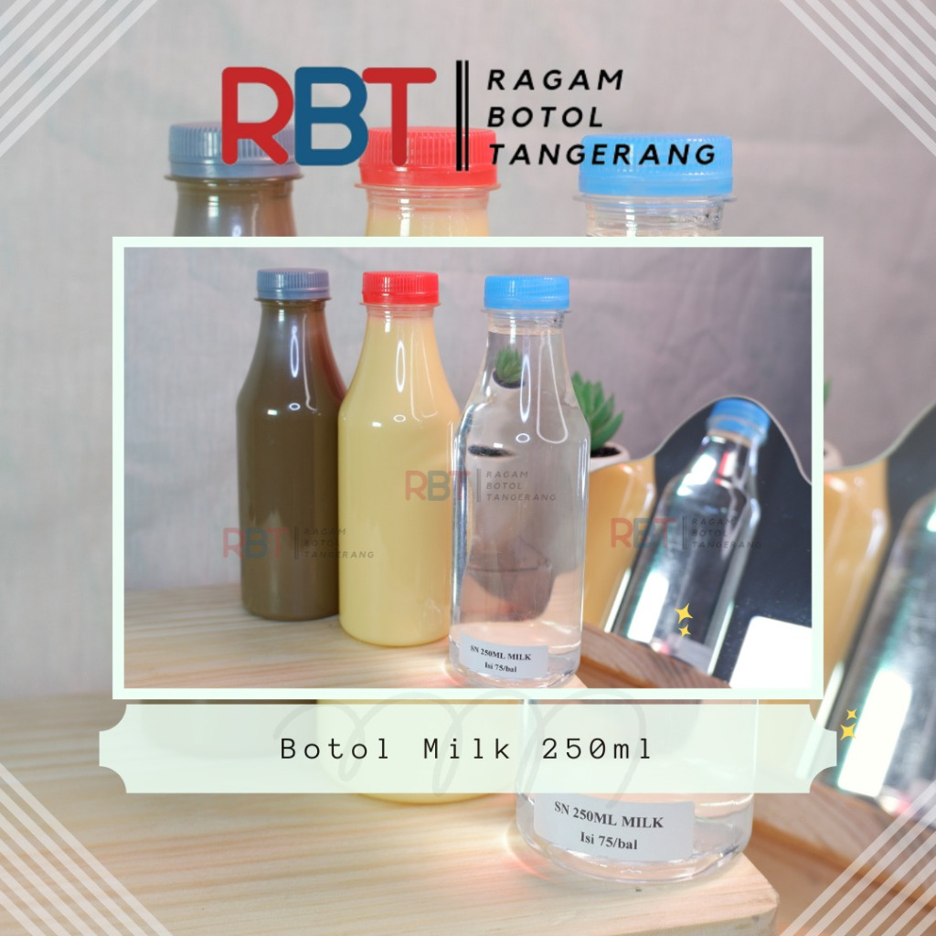 Botol SN 250ml Milk/Botol 250ml/Botol Plastik 250ml (PACKING KARDUS)