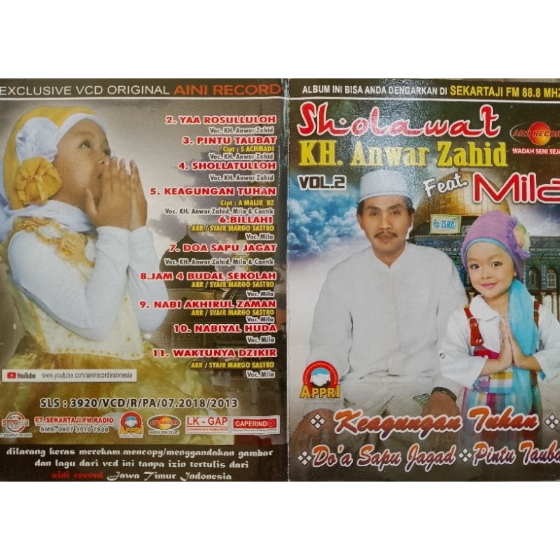 vcd sholawat Anwar Zahid feat mila vol2