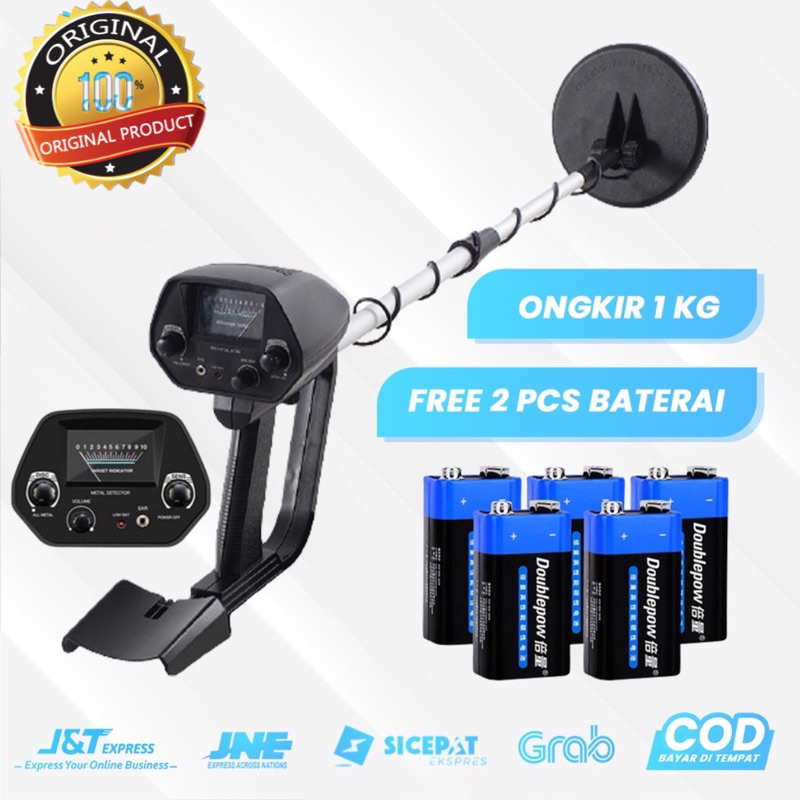 100% ORI ONGKIR 1 KG Metal Detector MD-4030 Metal Detektor Alat Deteksi Logam & Emas Bawah Tanah