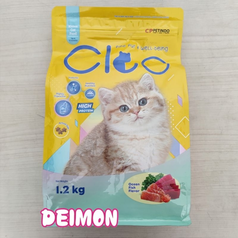 Makanan Kucing Cleo Kitten 1.2kg Dryfood Cat Cleo Kitten