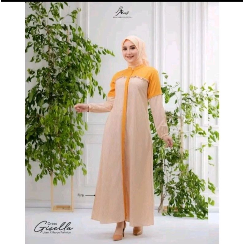 GAMIS GISELLA DRESS ARRAFI|PROMO DISKON