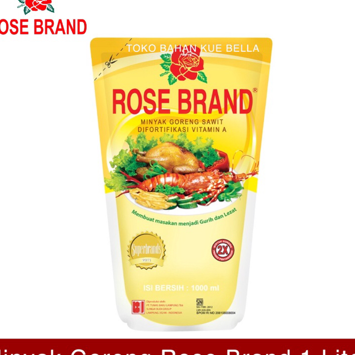 

Terbatas Minyak Goreng ROSE BRAND 1 LITER ➼➳✿✯