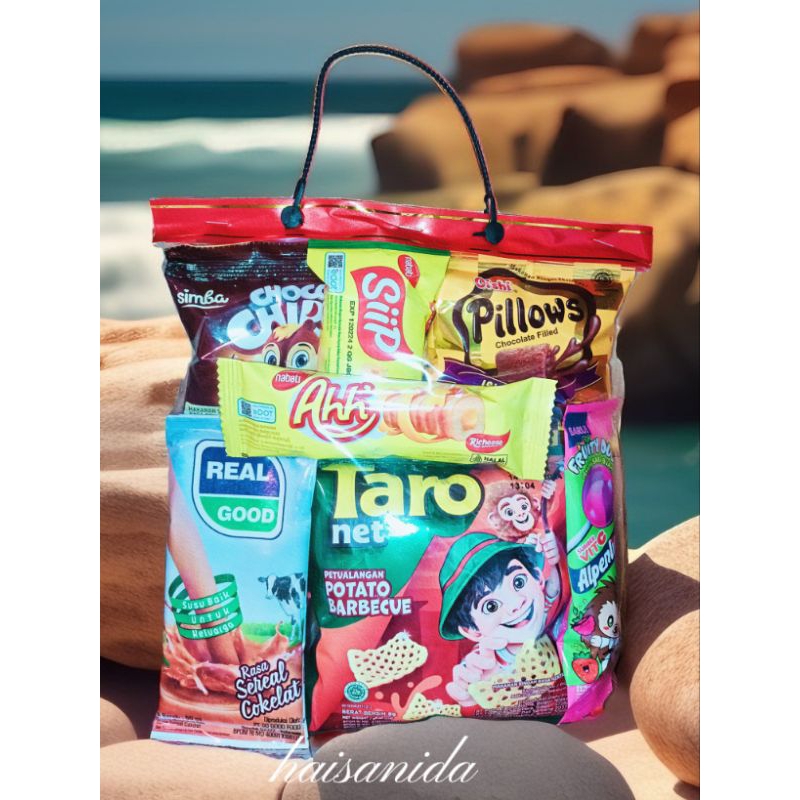 

paket snack ulang tahun/Snack ultah/bingkisan ultah/goodie bag/