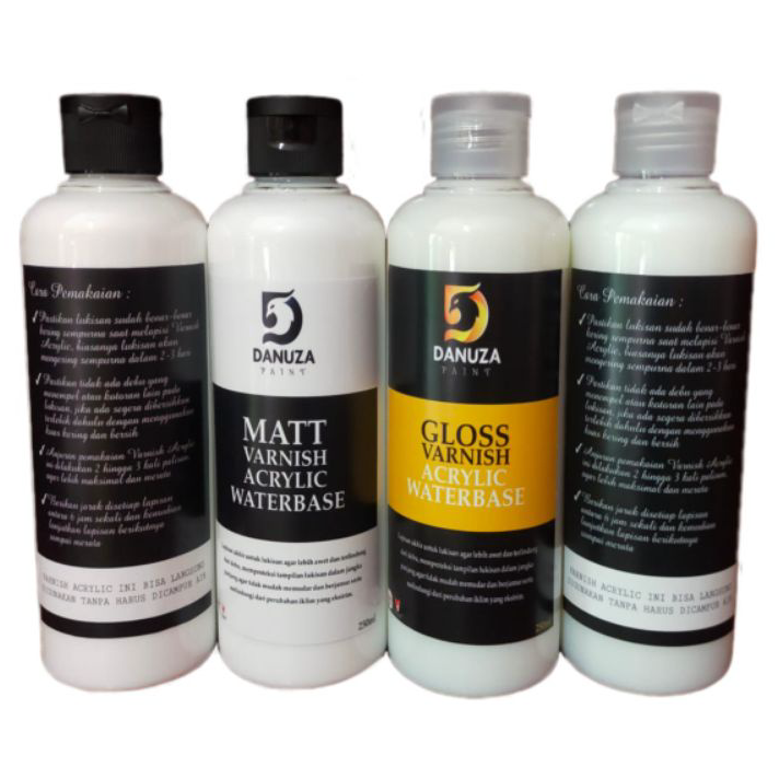 

Dijual Vernish 250ml Clear Gloss/Matt Coating Pelapis Cat Fliptop Ready Stock