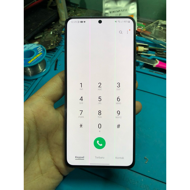 LCD + Frame Copotan SAMSUNG S21 5G
