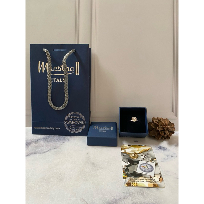 Cincin Swarovski Turki S925