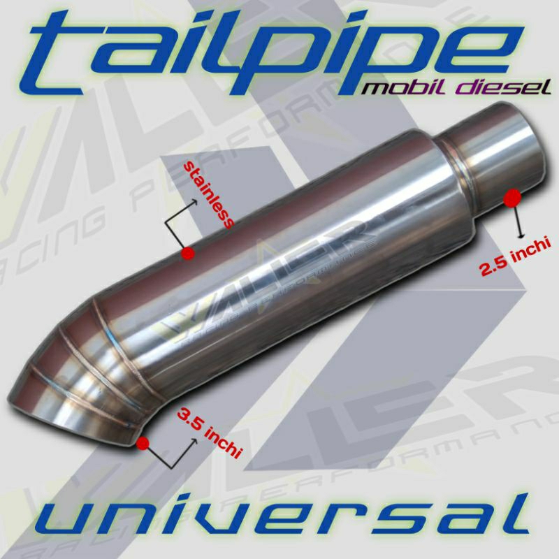 Tailpipe knalpot mobil diesel stainless knalpot mobil variasi