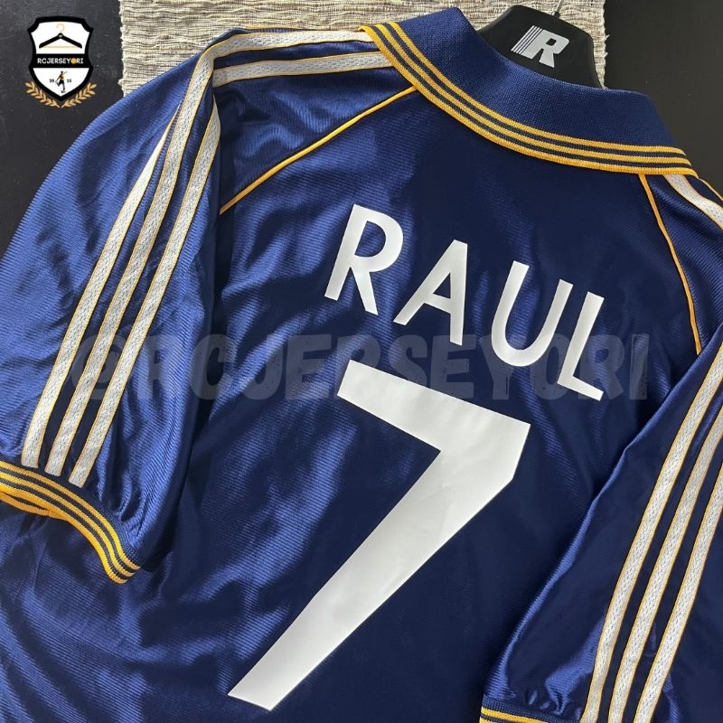 [USED] Jersey Original R34l M4dr1d Away 98/99 - Raul Gonzalez *L*