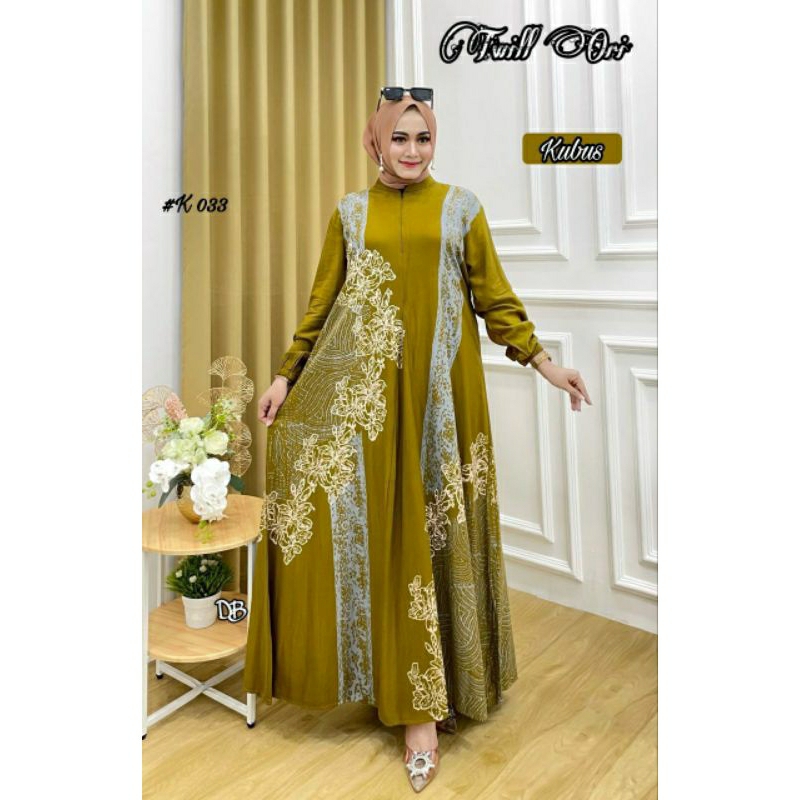 gamis twill original klok A cap malaman