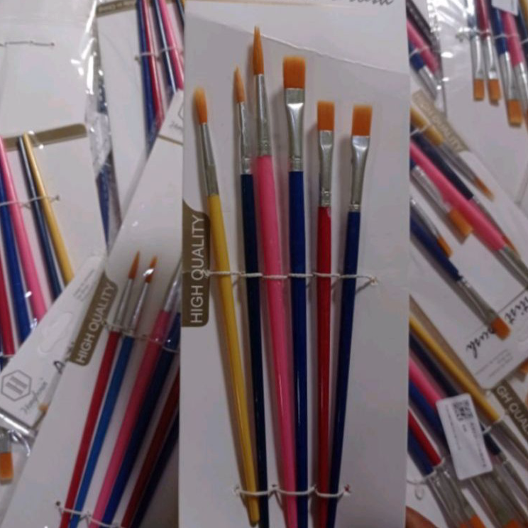 

Harga Murah kuas lukis set isi 6 pcs harga pabrik