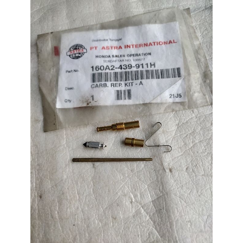 Repair Kit Karburator Honda GL100 GL125 Kit A New Original Astra 160A2-439-911H