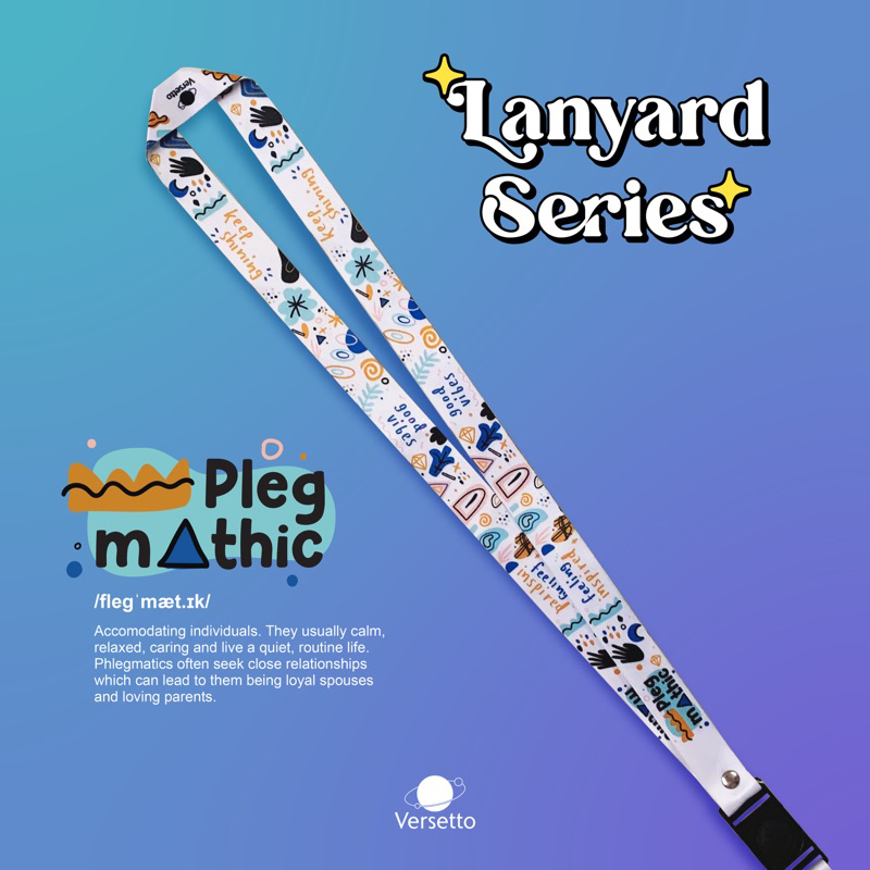 

(PLEGMATHIC) Lanyard Premium / Lanyard Kuliah / Lanyard Kerja
