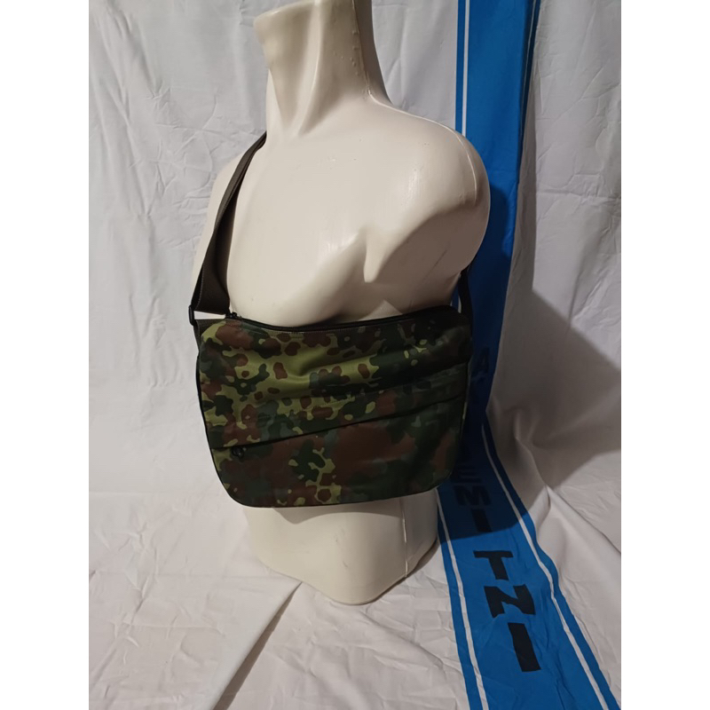 Tas Selempang Army motif loreng Flecktarn Jerman produk sritex