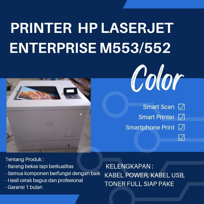 printer color LaserJet enterprise m553/552