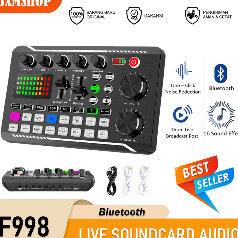 Baru You Pin Soundcard Sound Card F998 Live Mixer Audio Broadcast Recording / Live Soundcard f998 So