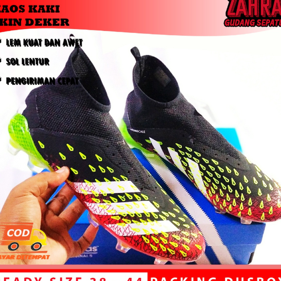 Terlaku... Sepatu bola adidas predator baru 2022 bonus kaos kaki deker