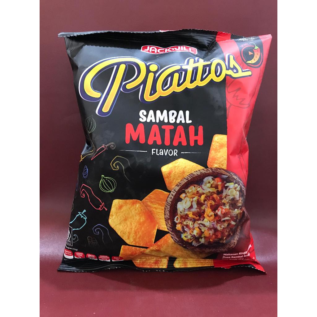 

Piattos Snack Kentang Rasa Sambal Matah 75g - Potato Snack Sambal Matah Piattos