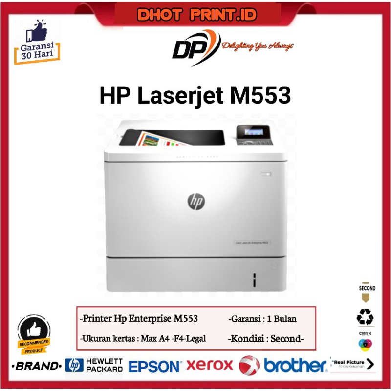 HP Color  Laserjet Enterprise M553 Bergaransi
