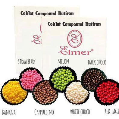 

Pasti Murah Crispy Ball Elmer Kemasan 250gr ( DARK / WHITE / STRAWBERRY / HIJAU / BANANA / UNGU / CAPPUCINO ) )