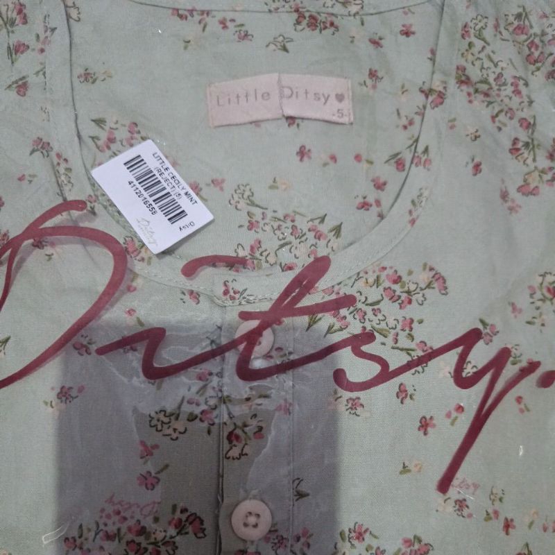 little ditsy Cecily mint size 5 reject bundling with ditsy nightgown Cecily mint size L nwt tidak re