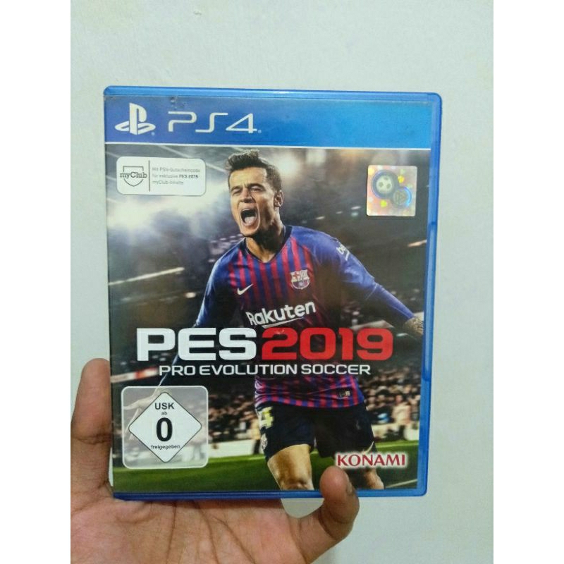 Kaset Fisik BD Ps4 Ps5 Pro Evolution Soccer PES 19 2019 Bekas Second Mulus Murah