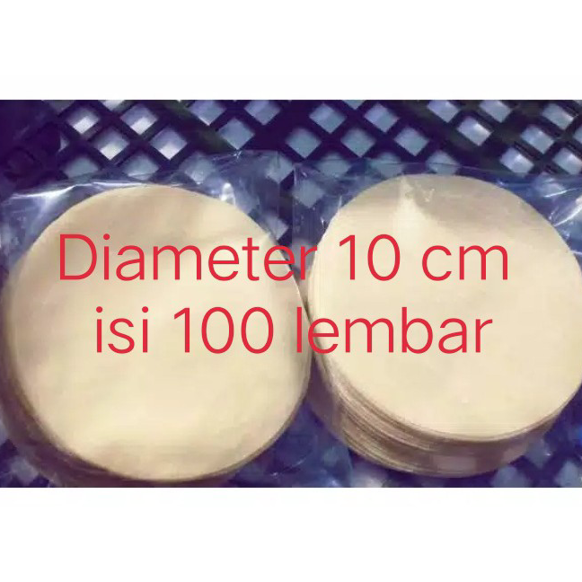 

Paling Popular Kulit dimsum,ukuran 10 cm isi 100 lembar/pak Seller