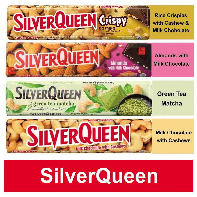 

➫➻❀✺ SilverQueen 4 Variant Rasa Ukuran Besar 58 gram PROMO!! HALAL Ready Stok