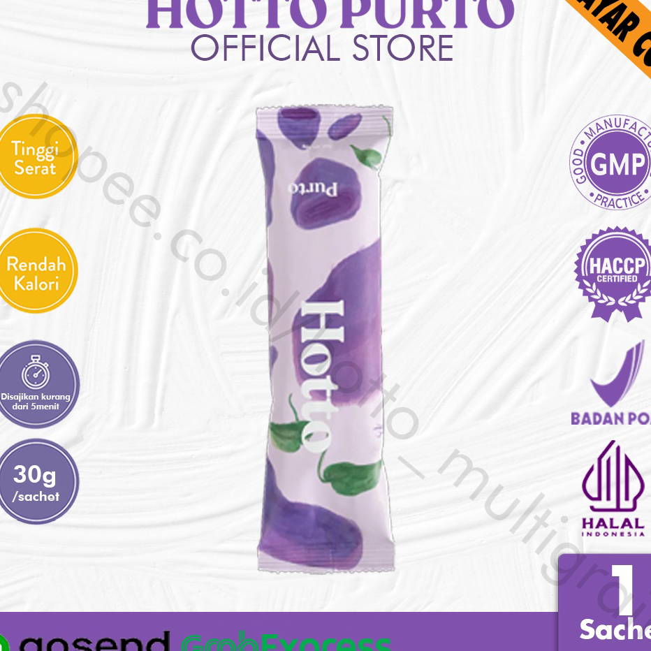 

Ready Hotto Purto 1 pouch ( isi 16 sachet )