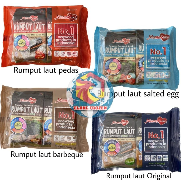

✦BEST SELLER✦ Mama Suka Rumput Laut Kering Panggang / Nori