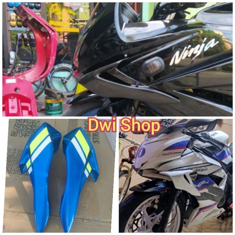 Aero Winglet Kawasaki Ninja  250SL 250R karbu