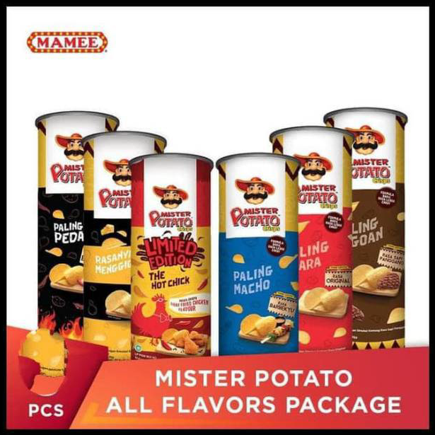 

GROSIR ✅ Mister potato 85 gram Keripik Kentang Gurih
