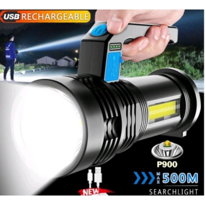 SENTER LED SUPER TERANG JARAK JAUH