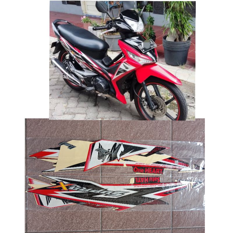 Sticker striping supra x 125 fi 2014