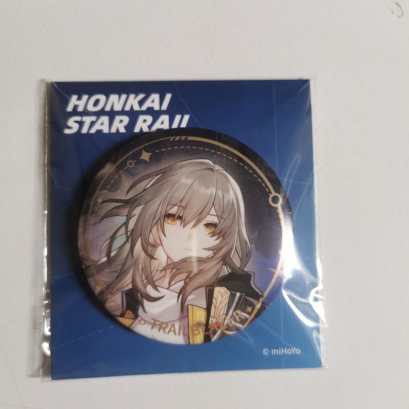 Pin Bulat / Badge Stelle Trailblazer Perempuan Honkai Star Rail HSR