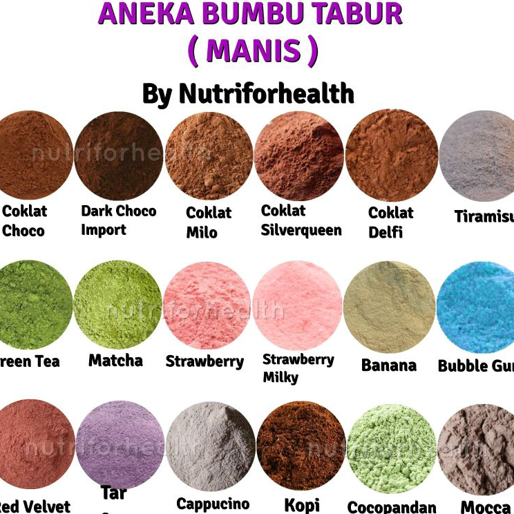 

Harga Termurah (50gr) BUMBU TABUR MANIS Coklat Milo Silverqueen Mocca Taro Red Velvet Strawberry Oreo Matcha Alpukat