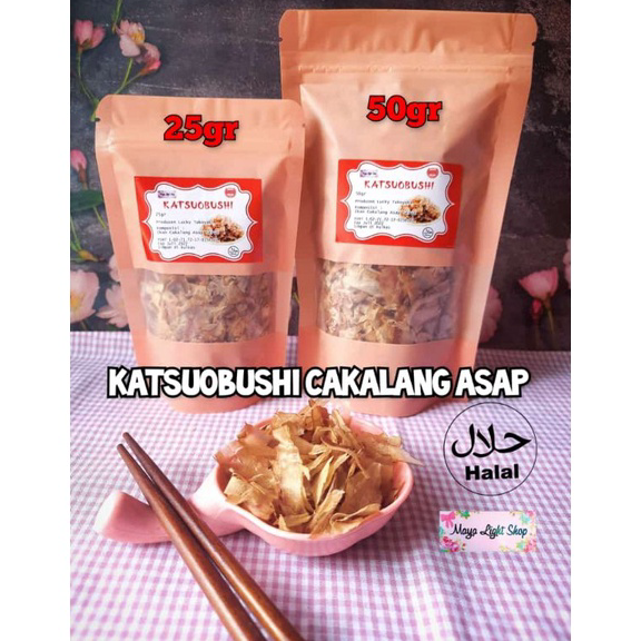 

❤[PROMO ⚡ALE!!!]❤ Katsuobushi Cakalang Asap 50gr 25gr bonito ikan cakalang serut fish flake taburan takoyaki okonomiyaki murah