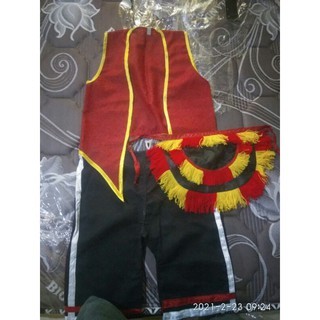 ✔️PROMO Setelan Bujang Ganongan Anak / Baju Ganongan / Setelan Rompi Dan Celana Bujang Ganongan