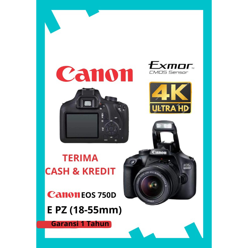 kamera canon eos 750d