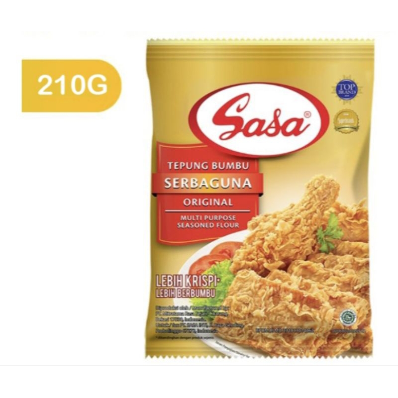 

Sasa Tepung Bumbu Ayam Crispy Original / Pedas / Bakwan / Pisang Goreng (growceries.idn)