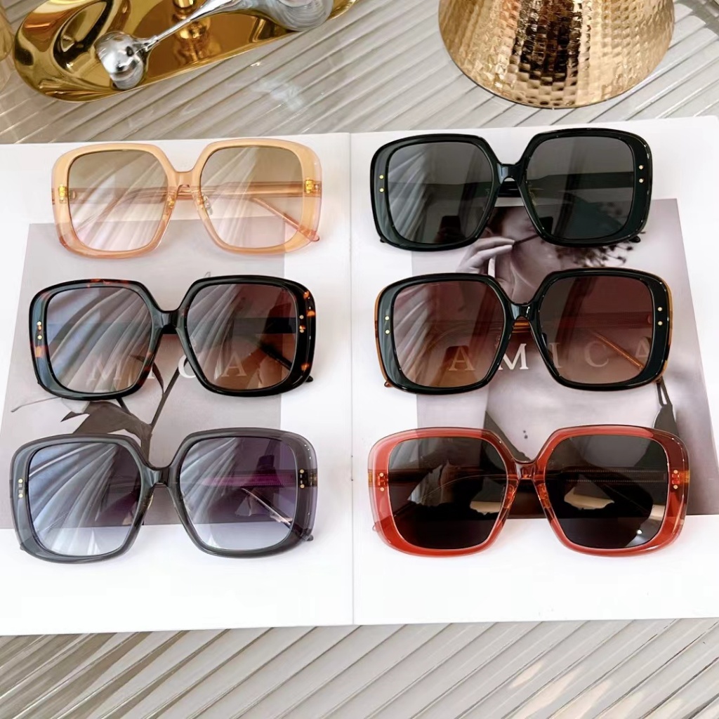 Original 2023 New Dior Fashion Street Photography Sunscreen Sunglasses Women's High-Looking Anti-UV 
