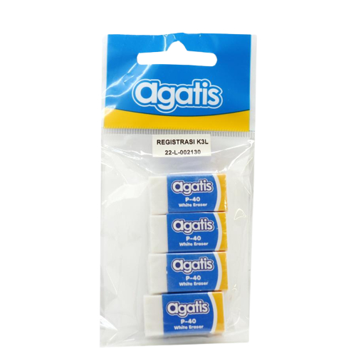 

Set 4 Agatis Eraser Eco Pastel Black White Staedtler / Penghapus